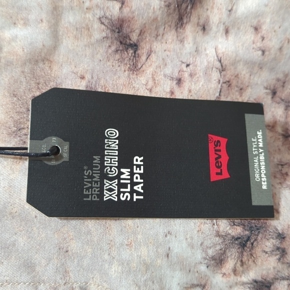 Levi's XX Chino Slim Fit Printer Pants Men's Size 32"x34" - New with Tags - Picture 5 of 14